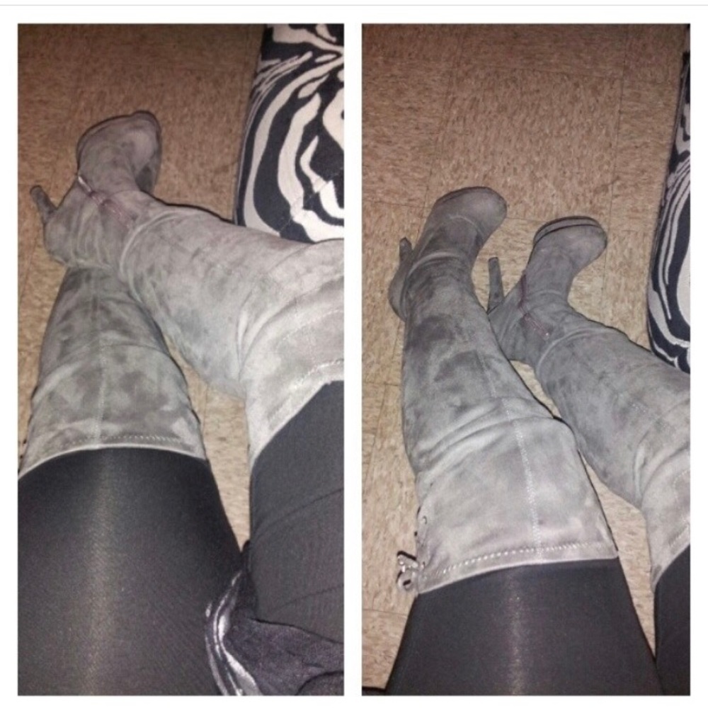 JLo-i am 5'2 and the boots come over my knee